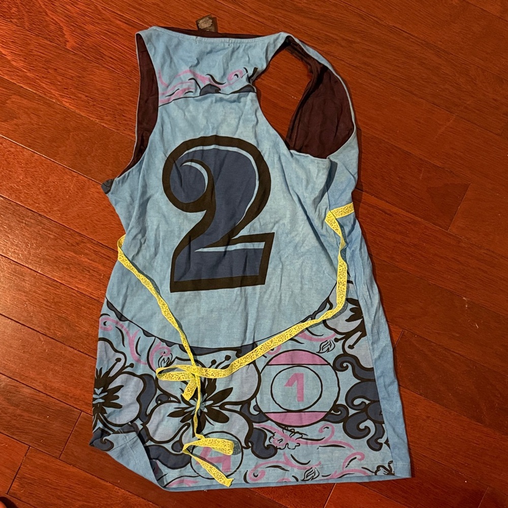 Custo Barcelona Blue and Yellow Camisole - Picture 2 of 3